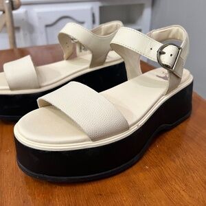 Sorel platform sandals